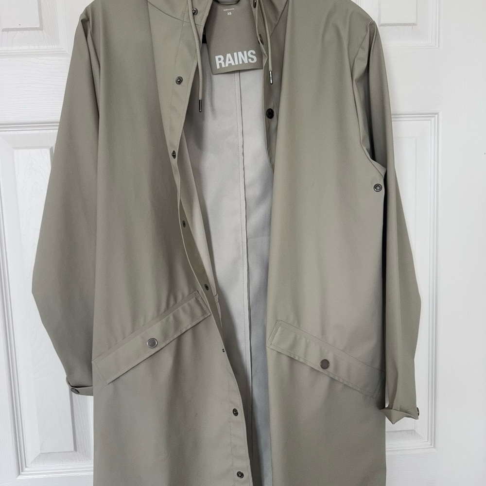 Rains Sand Hooded Raincoat